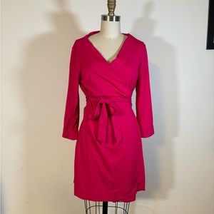 Diane Von Furstenberg fuchsia Wrap Dress